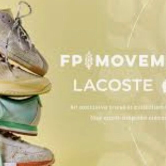 NIB Lacoste For FP Movement Free People Club Low Sneakers US Size 6 EU 37 $125 - Picture 2 of 8